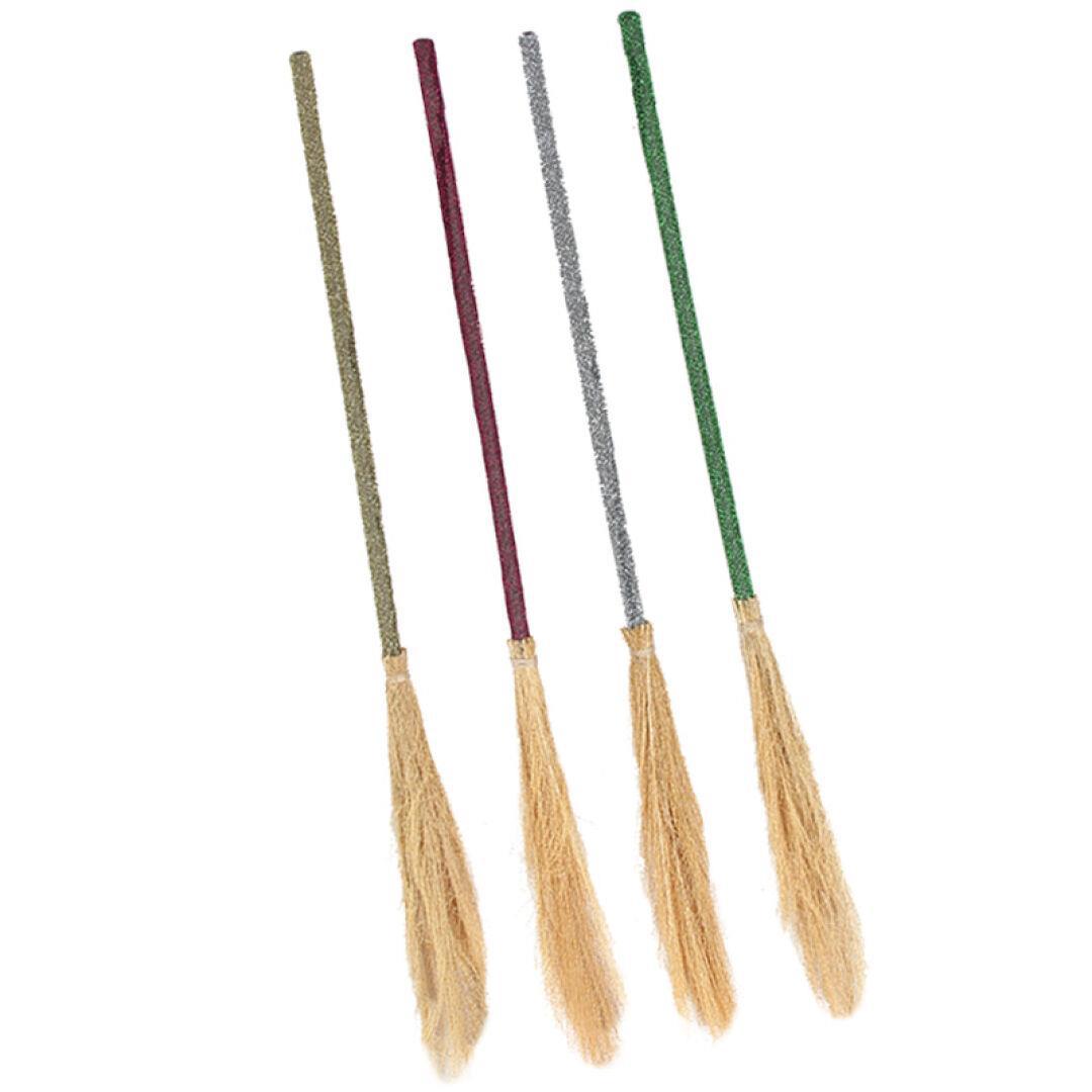 万圣节女巫巫师道具 扫帚 cos魔法师扫把 可缩短 现货供应