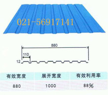 上海供应建筑工地彩钢瓦夹芯板围墙，塑料PVC彩钢伸缩防水围挡板