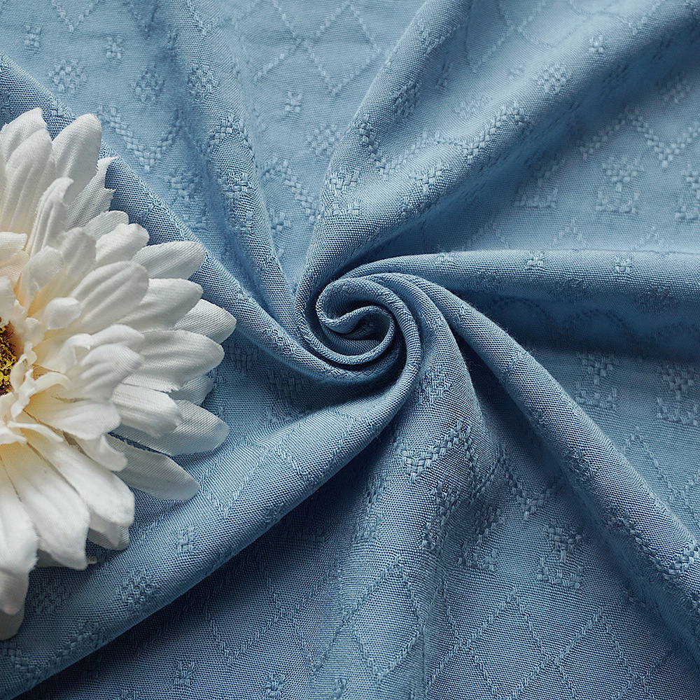 提花棉面料服装布料图片