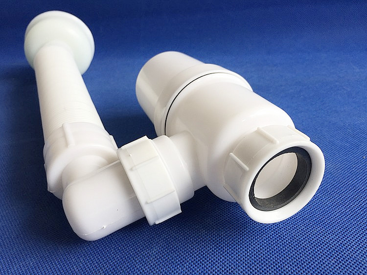 厂家批发 陶瓷盆排水水槽防臭下水 带钢丝排水管万向伸缩型下水