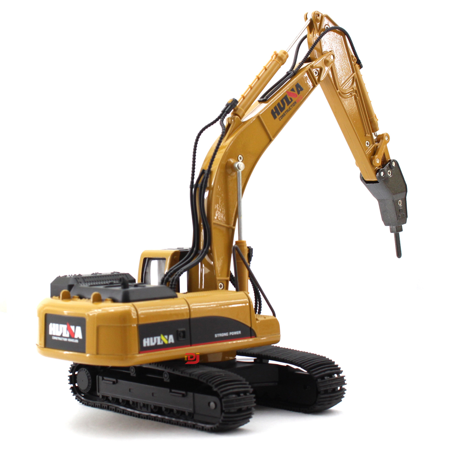 盒装 汇纳 仿真合金破拆机模型 建筑工程儿童玩具车 地摆夜市热卖