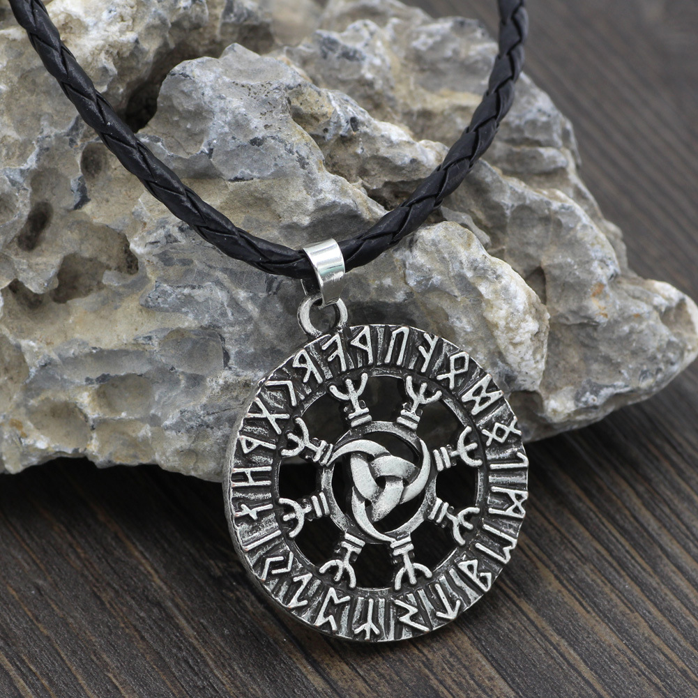 贸热款维京系列 北欧维京欧丁神的号角吊坠项链潮人厂家直销批发