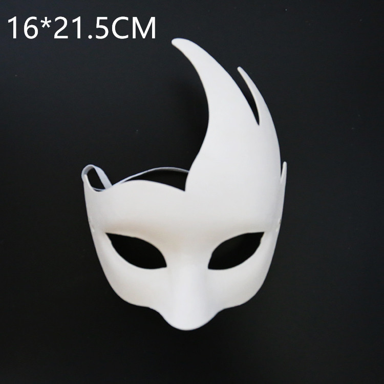 Spot Facial Mask Children Graffiti White Blank Hand Painted Mask Thickened DIY Pulp Mask