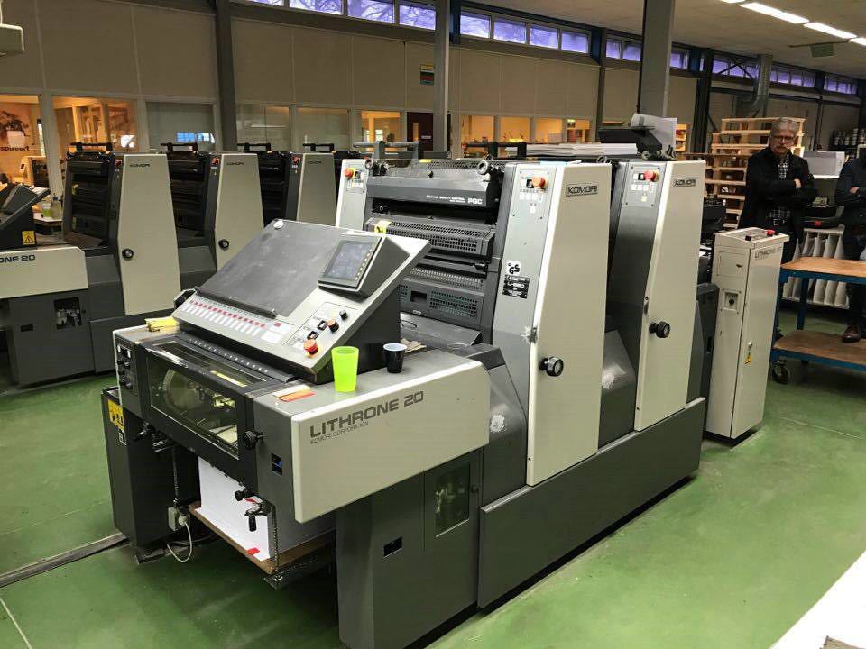 小森l220六开双色印刷机