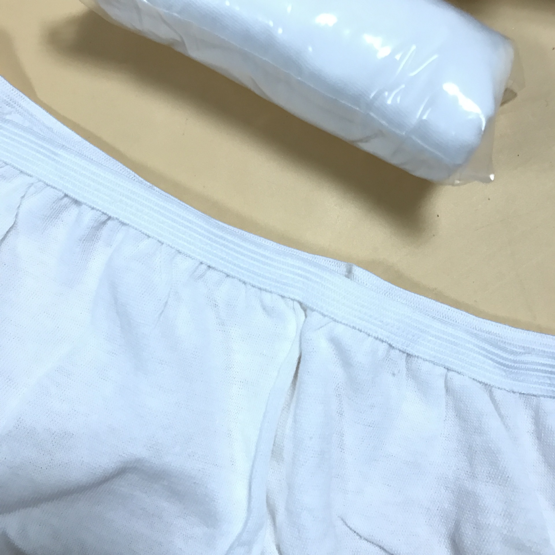 一次性全棉内裤纯棉内裤男士男款三角裤短裤 桑拿洗浴美容spa