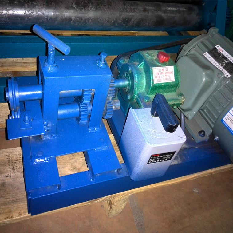 电动铁皮滚圆机 小型三辊滚筒机 铁板卷圆机械装置