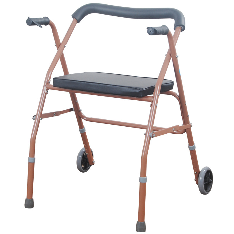 助行器带座老人