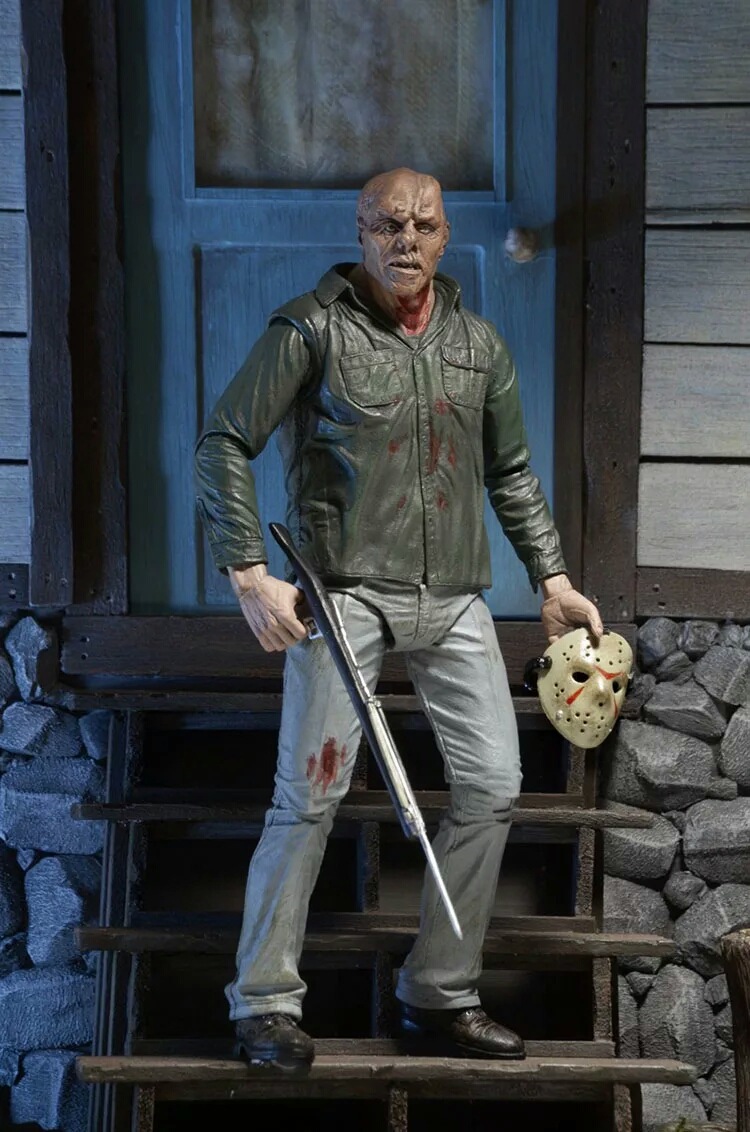 neca 黑色星期五 第3章3d杰森豪华版 6寸超可动人偶模型