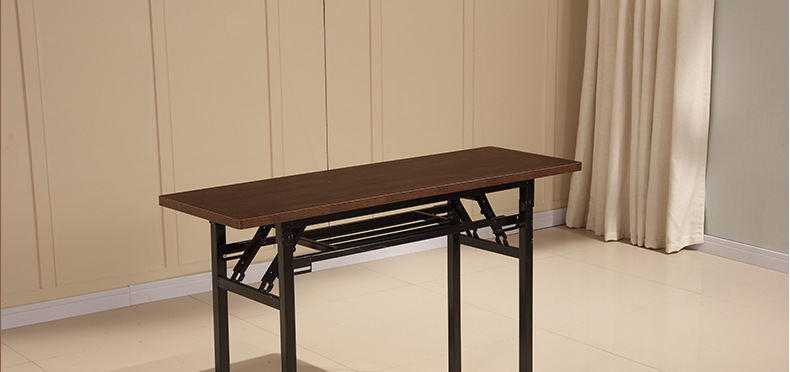 酒店折叠长方形会议桌 折叠条形会议折叠桌 培训会议桌简约 批发