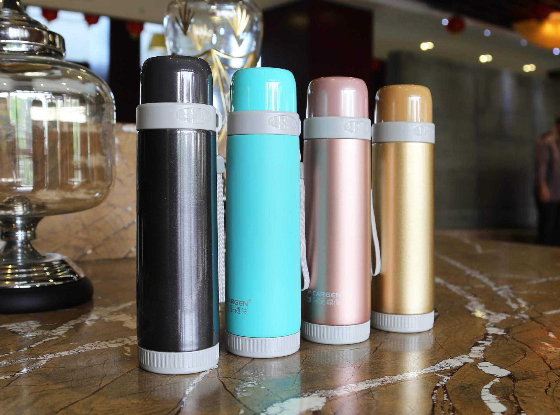 厂家批发双层炫彩便携保温杯礼品定制办公商务水杯可定制logo