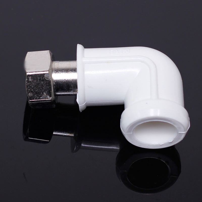 批发加厚ppr管材 ppr淋浴活接弯头l20 太阳能热水器4分6分弯头