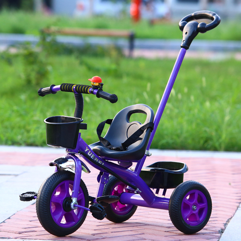 欧信儿童三轮车脚踏车手推车小孩自行车1-3-6岁宝宝单车
