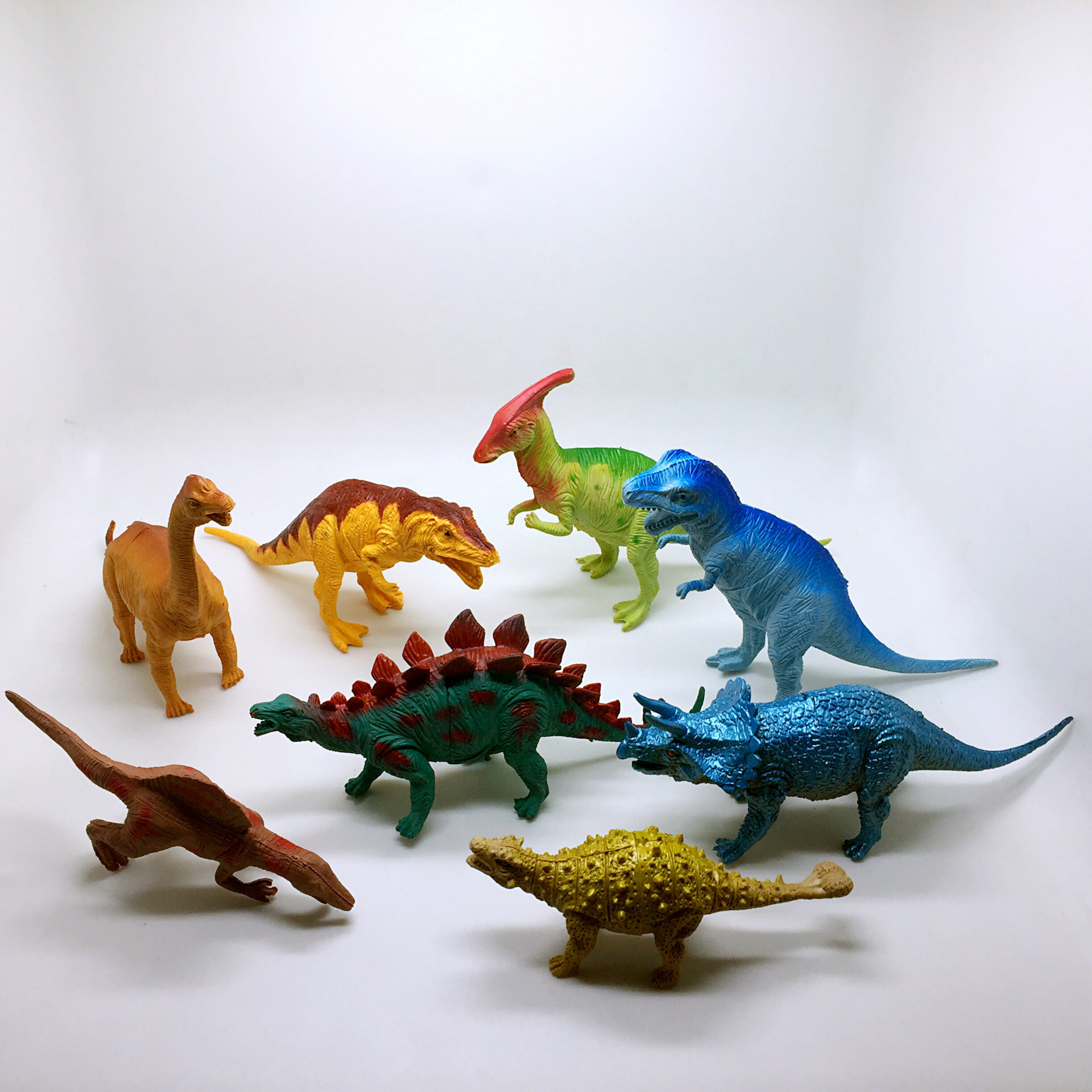 新款塑胶恐龙仿真恐龙模型8只恐龙儿童玩具批发地摊货源