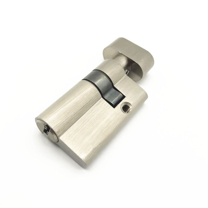 玻璃门锁芯 玻璃夹锁芯 全铜50单开偏心锁芯