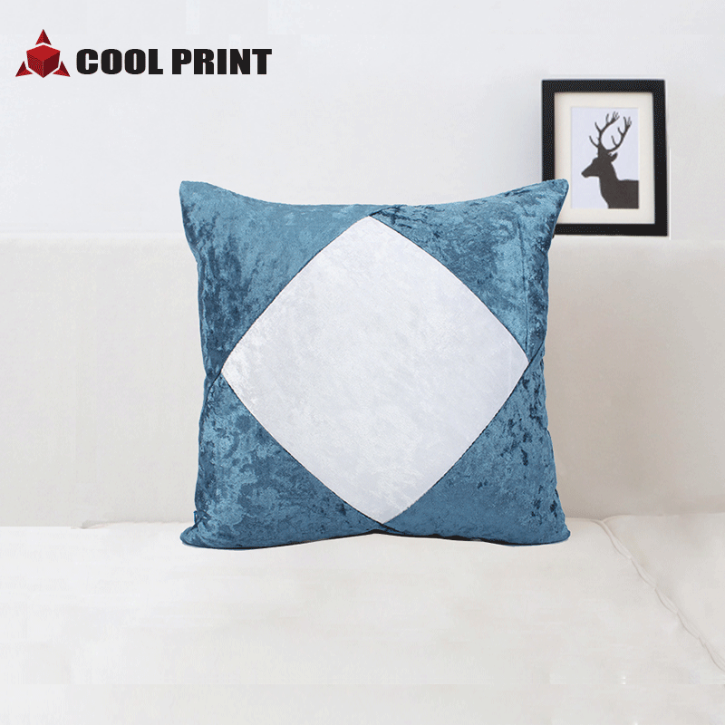 Thermal Transfer Printing Pleuche Patchwork Pillow A4 Machine Dedicated DIY Creative Home Fabric Craft Cushion Cover Blank Wholesale