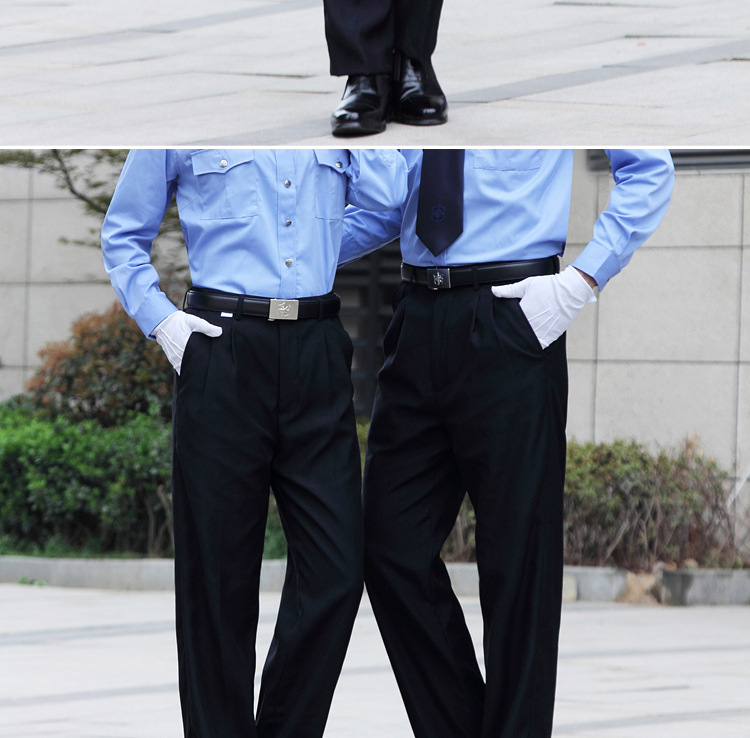 厂家批发保安夏裤黑色夏季新式保安裤子保安工装西裤制服裤子男