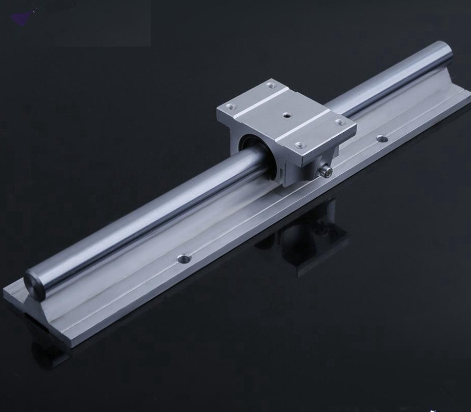 圆柱直线导轨 铝支撑滑轨 铝托光轴导轨tbr16/tbr20/25/30滑台