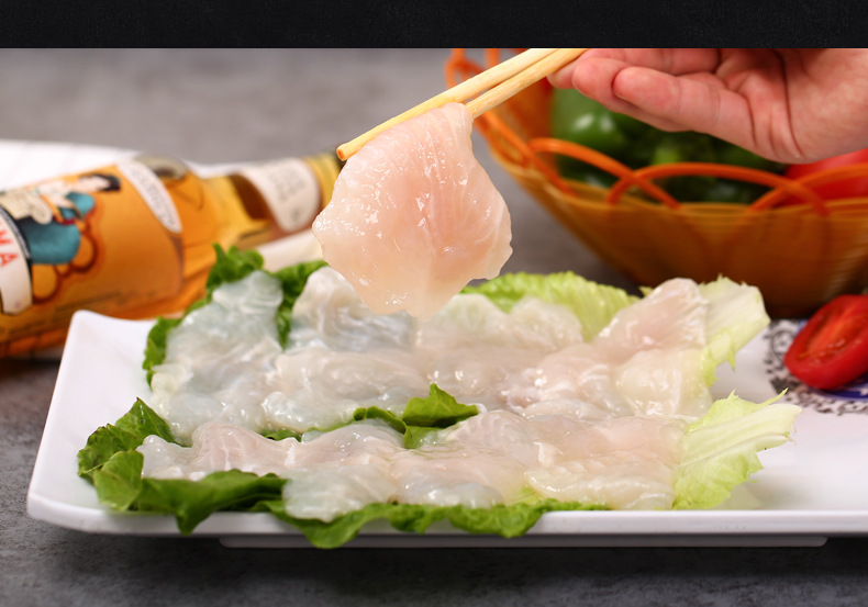 广东精品小吃 巴沙鱼片 生鱼片 休闲小食 冰冻熟食产品厂家批发