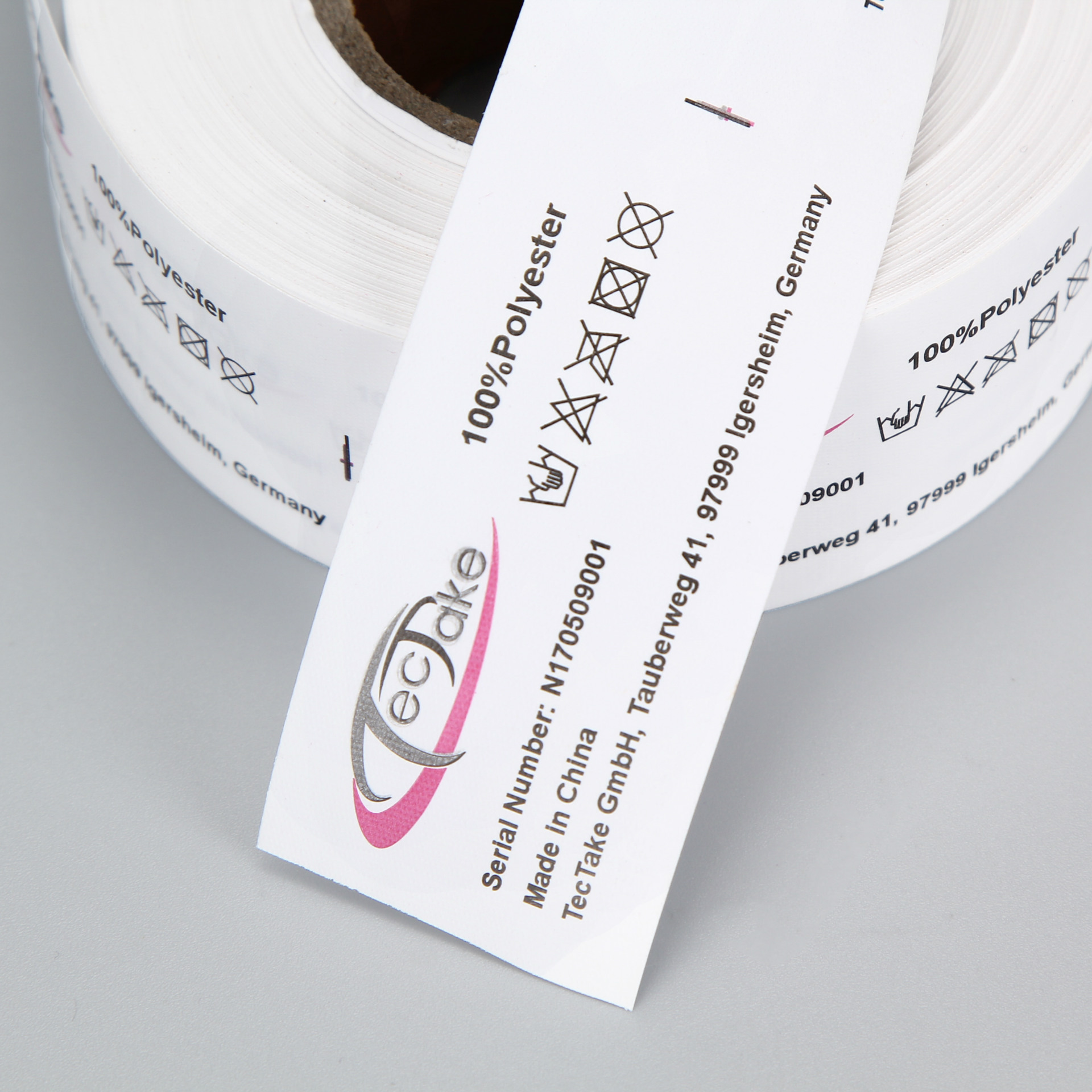 专业服装服装标签