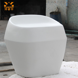 玻璃钢休闲椅简约休闲户外坐凳玻璃钢烤漆椅子餐厅椅厂家直销