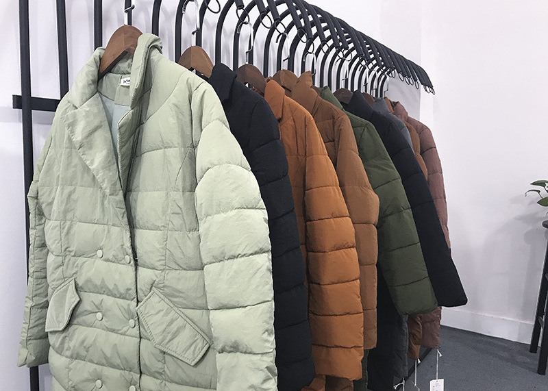 走份女装尾货清仓棉衣女中长款2017新款棉服韩版棉袄冬季品牌折扣