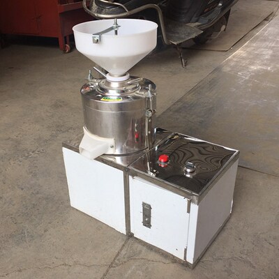 不锈钢小型商用芝麻酱机 电动磨浆机 现货销售