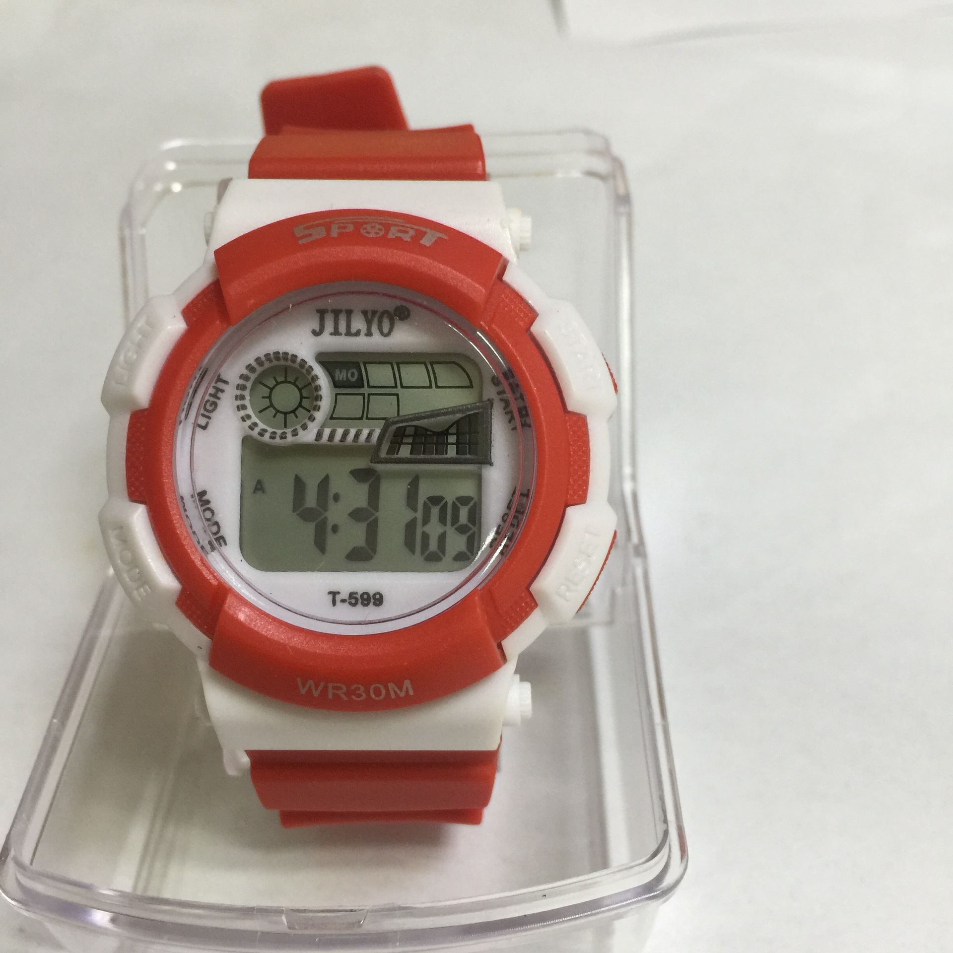 厂家批发定制 jilyo 成人学生 男士全屏电子表 儿童电子手表