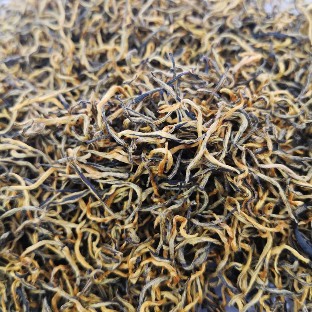 普洱红茶 金丝滇红 金丝红茶 金芽卷丝优质高香金典散装