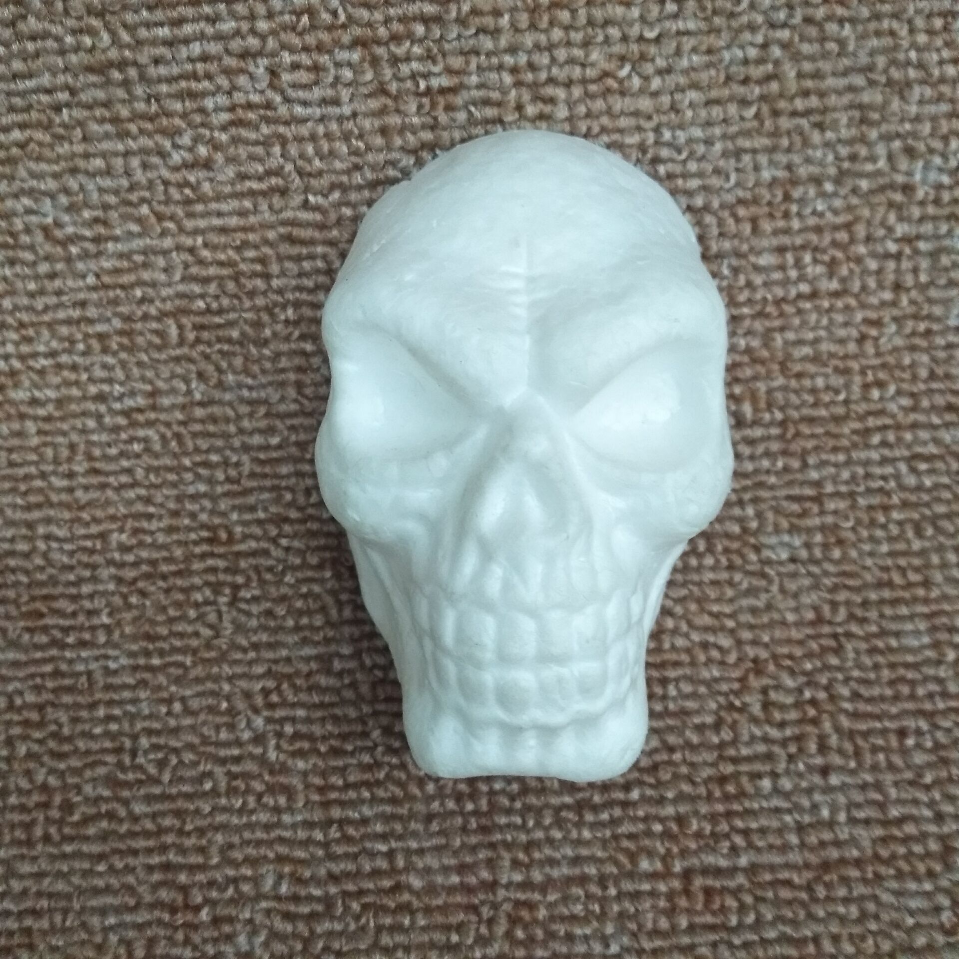 万圣节鬼节装饰 酒吧发箍装饰 半边平面骷髅头11.5cm 厂家直销