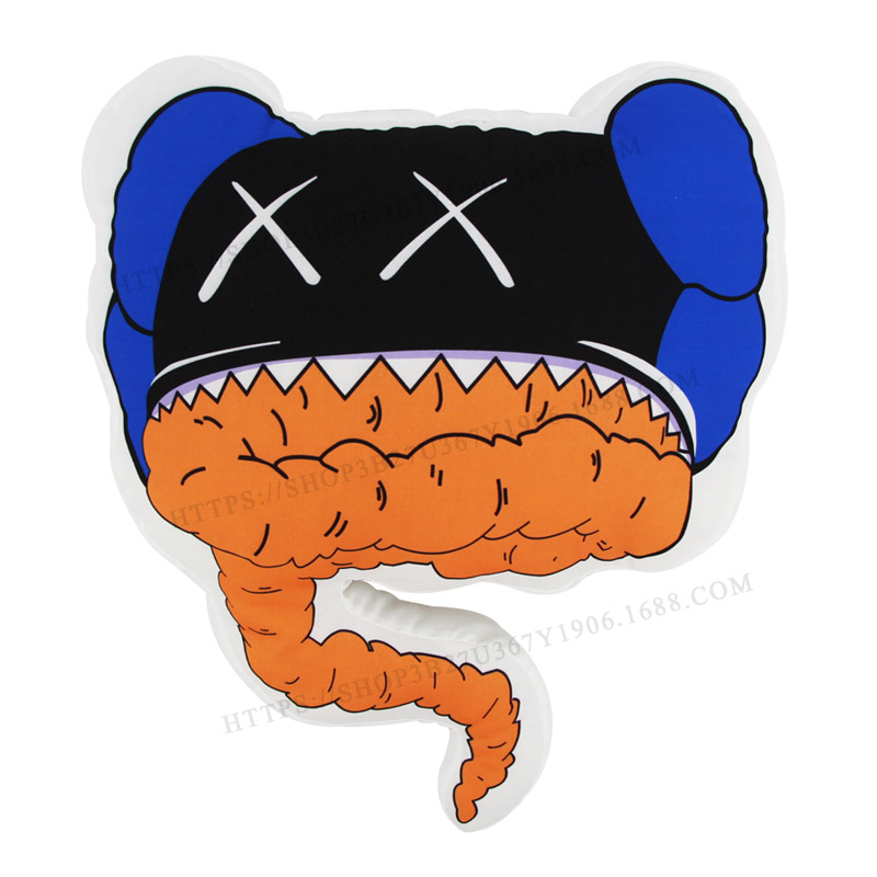 kaws original fake 虫精 潮流抱枕 公仔 bff 芝麻街 陈冠希同款