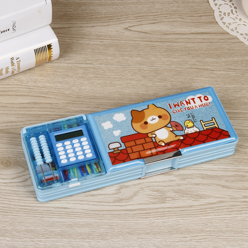 新品儿童多功能计算机文具盒铅笔盒 小学生创意开学礼物厂家直销