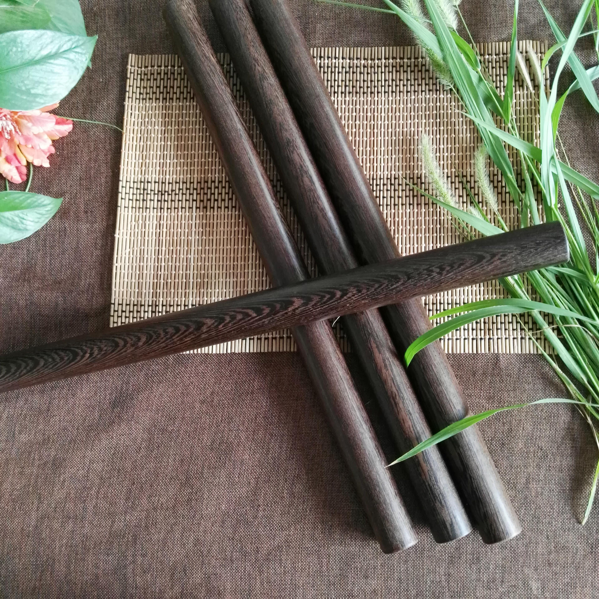 鸡翅木擀面杖实木大号擀面杖55厘米厂家直销手工面条烙饼用擀面杖