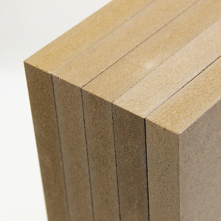 吉诚木业 18mm中纤板中高密度板板材可定制三聚氰胺板 厂家现货