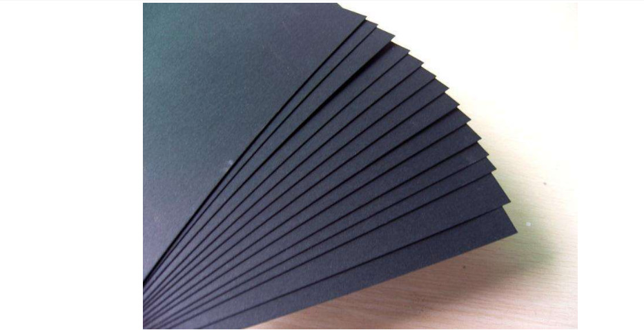 批发环保色卡纸 优质单双涂透心黑卡纸 纯木浆黑卡板纸