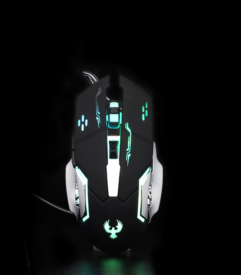 机械游戏鼠标笔记本台式电脑 吃鸡电竞金属电镀宏定义