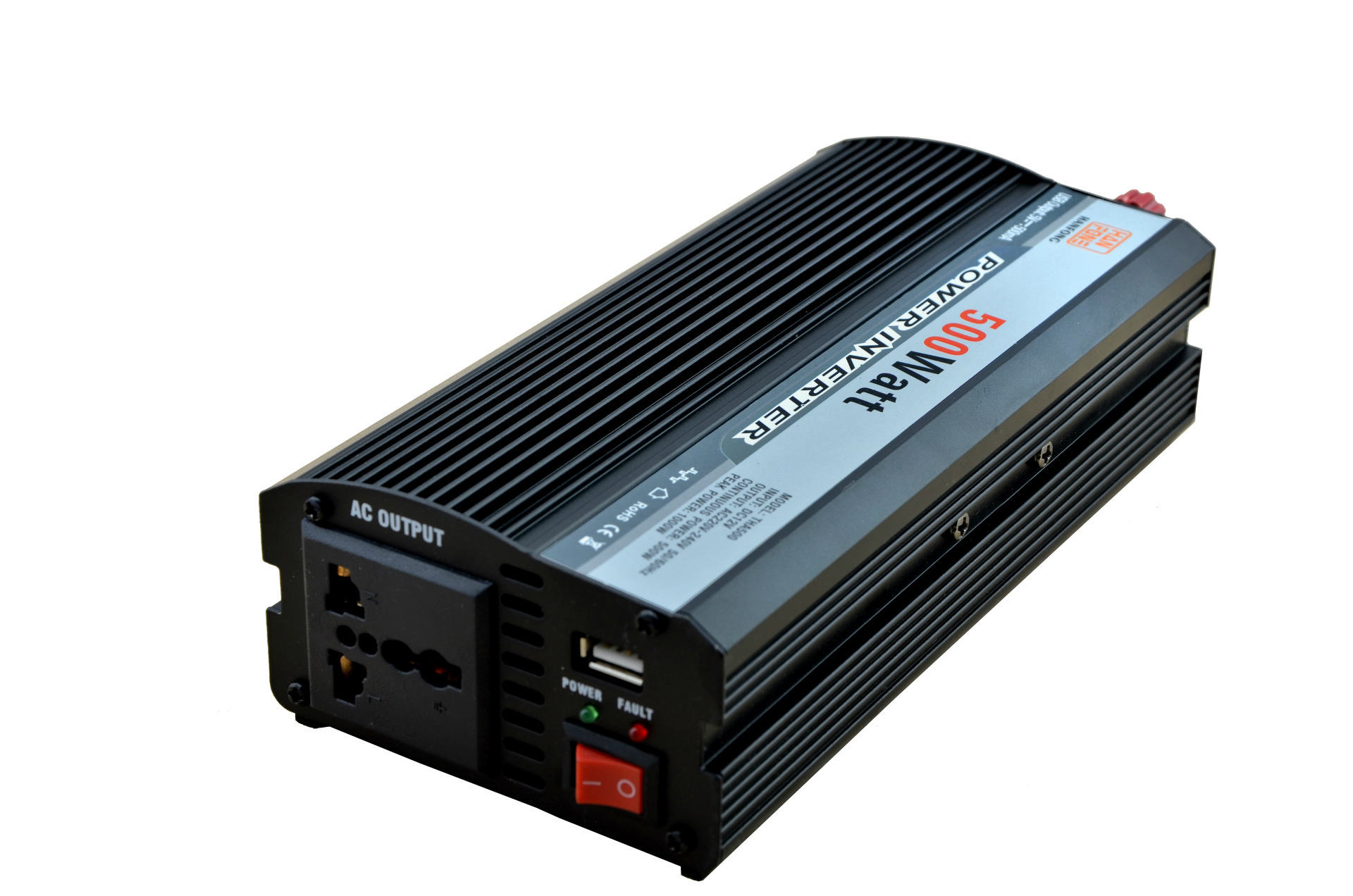 车载逆变器 离网逆变电源500w 12v/24v 转220v/110v 逆变器厂家