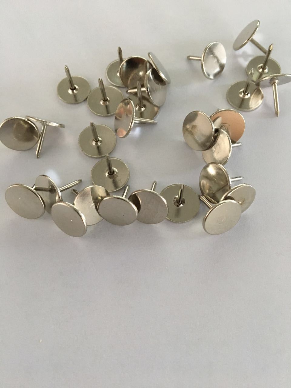 现货供应镀镍平头图钉 散装小平头图钉 镀镍图钉