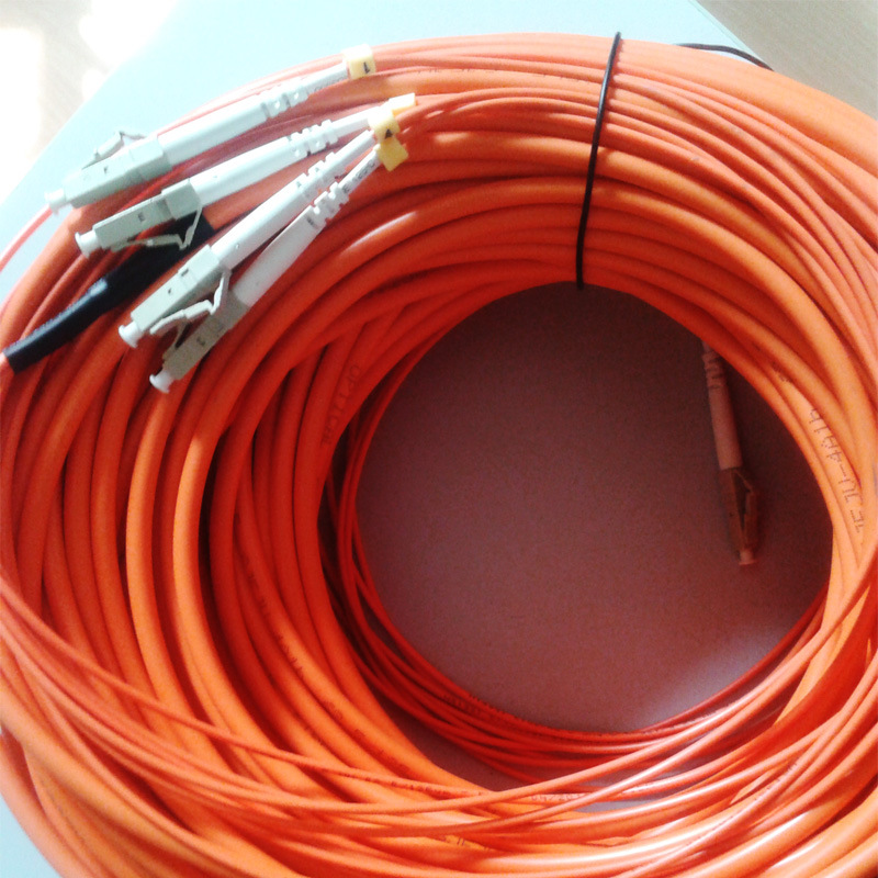 单模多模集束跳线lc-lc束状尾纤20米服务器交换机连接光纤线缆