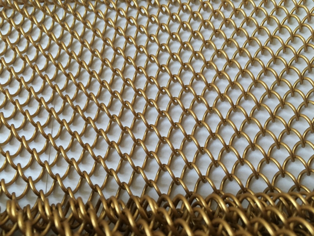 加工定制金属网帘 金属装饰网帘 室内金属网帘装饰铁丝网帘金属帘