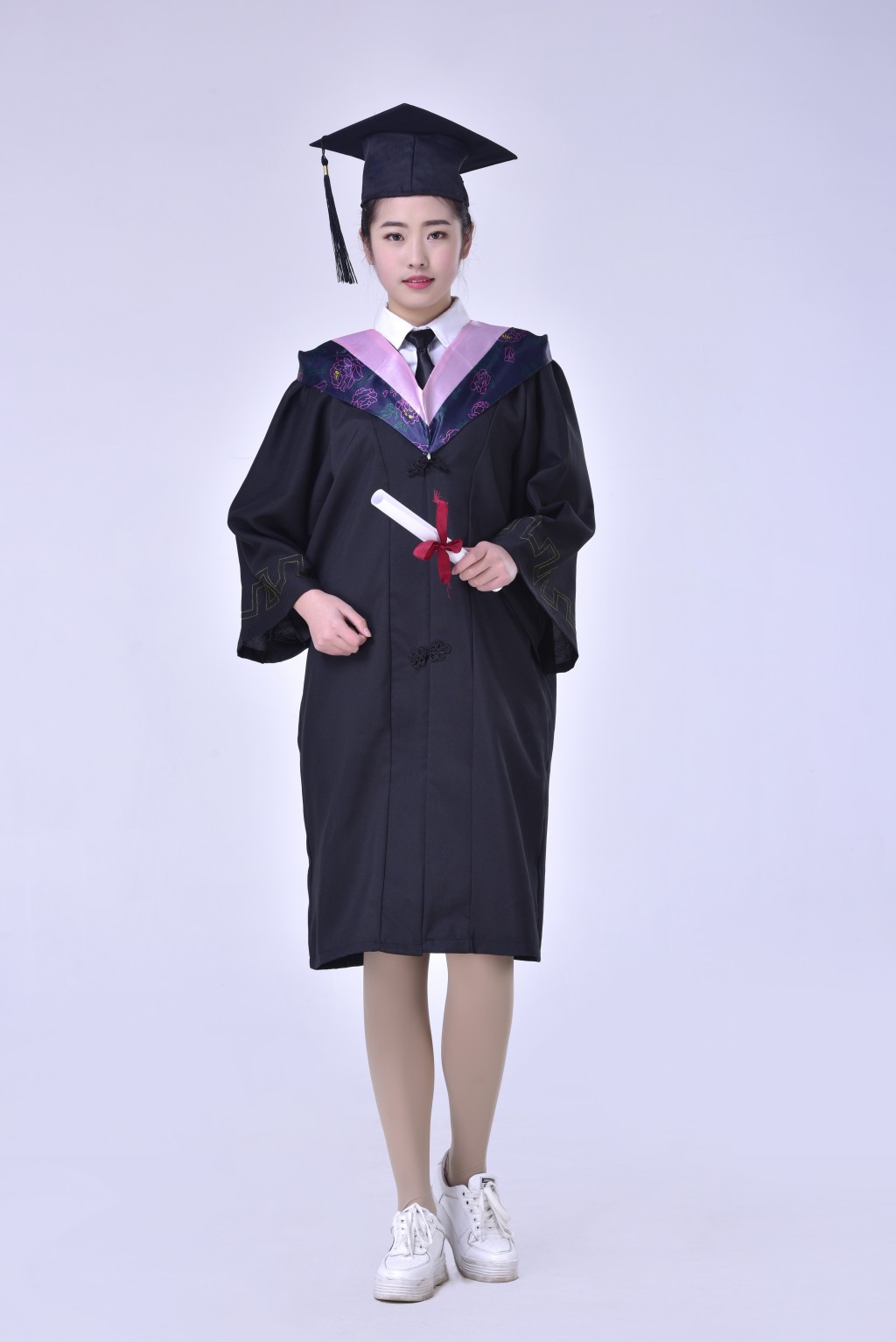 大学生毕业学士服毕业礼服成人礼毕业袍套装厂家批发