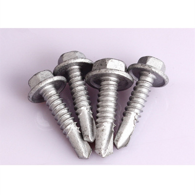 厂家批发不锈钢紧固件 不锈钢316 435六角法兰面复合钻尾螺丝