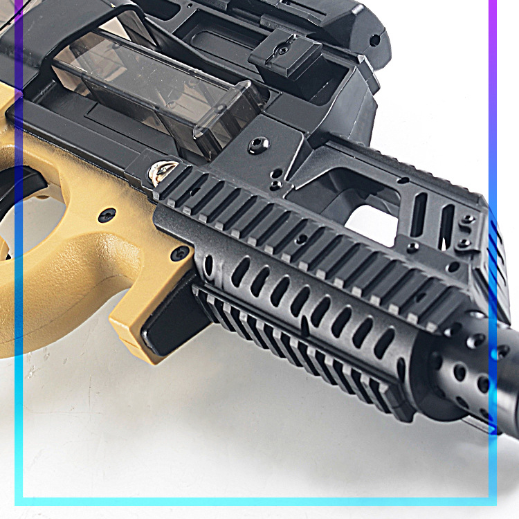 润祺p90黑蜘蛛升级版水弹枪电动连发水弹枪户外cs冲锋枪