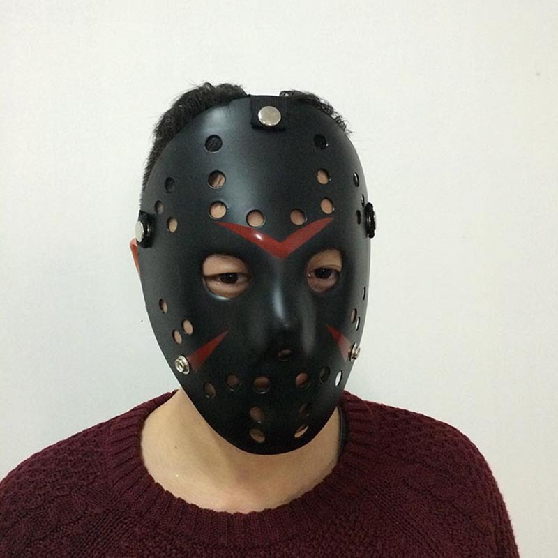 万圣节杰森面具加厚化妆舞会亚光杰森恐怖搞怪道具圣诞节用品批发