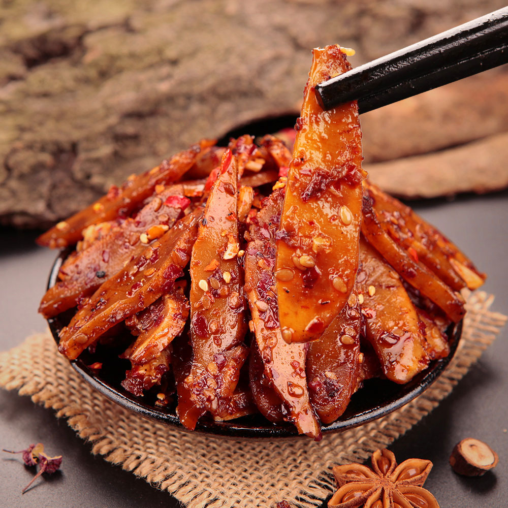 四川特产蜀道香 天椒麻辣牛板筋100g休闲熟食牛肉零食下酒菜批发