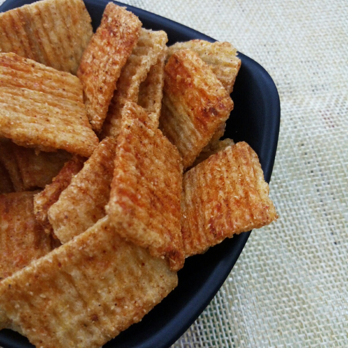 批发休闲零食 卡奇小米豆香锅巴 5斤一箱 散称膨化食品办公室零食