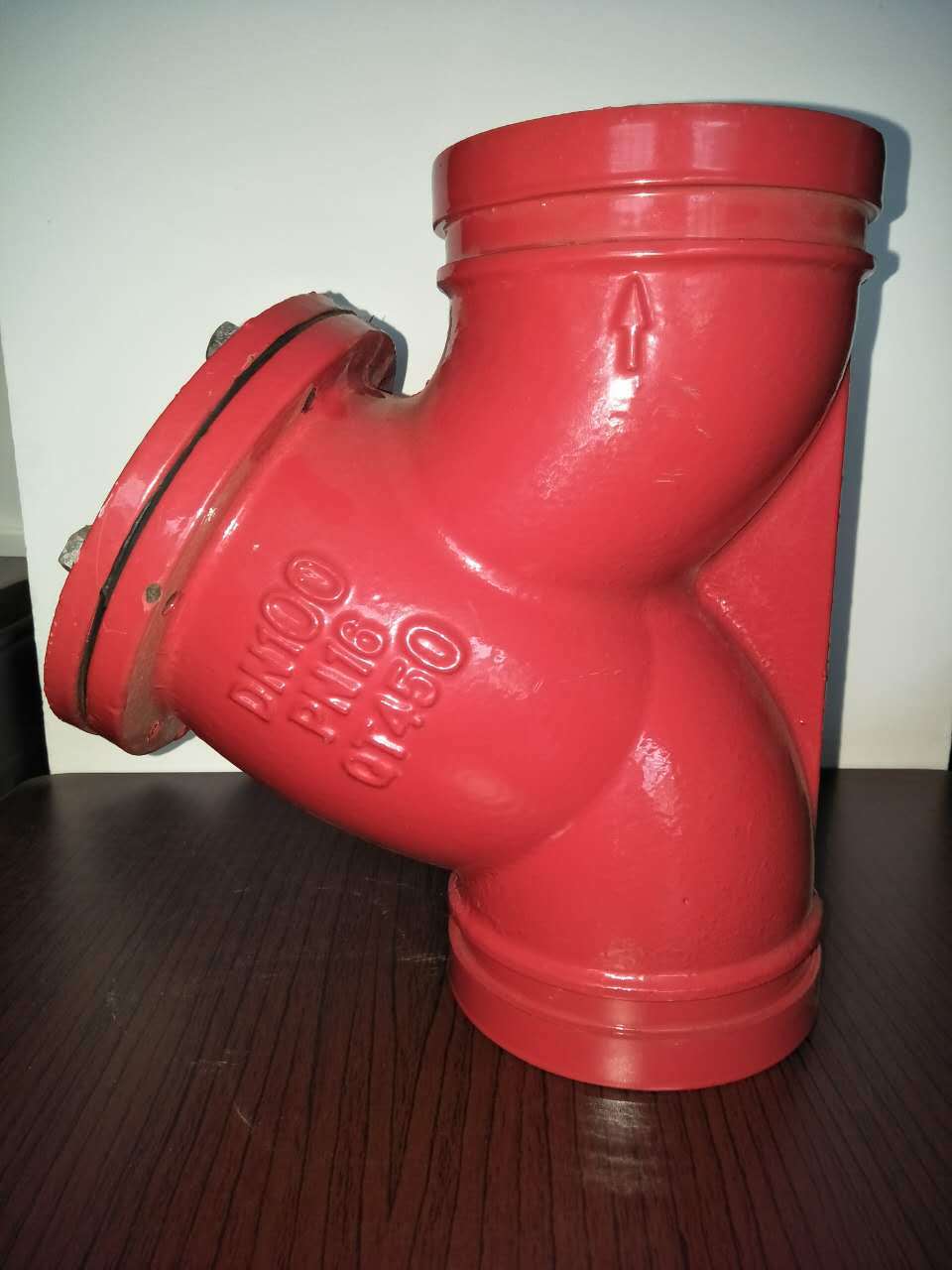 沟槽过滤器y型过滤器g81h16dn200球墨铸铁