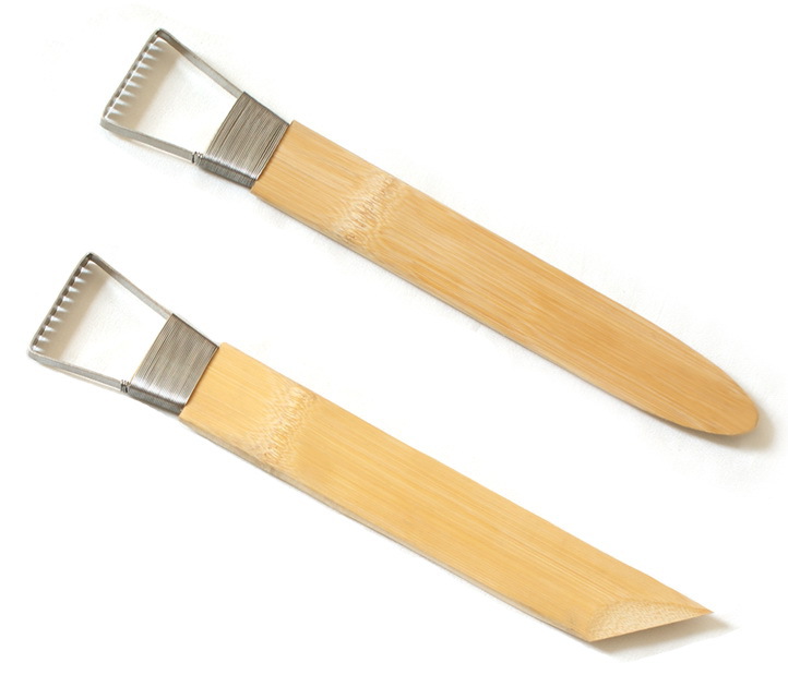 5cm大刮刀/竹刮刀/大型雕塑泥工具/泥塑工具/雕塑材料