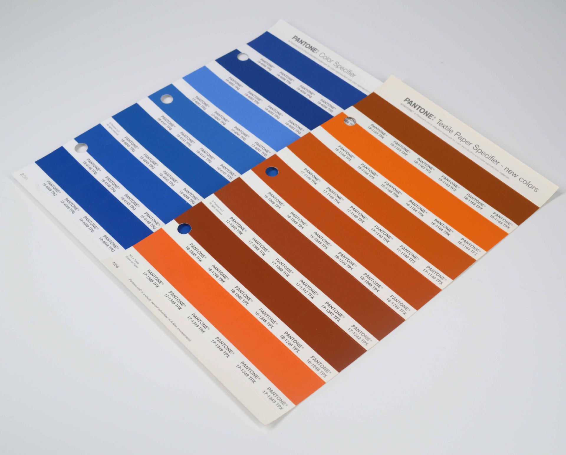 pantone色卡 tpx单张 tpg单张 彩潘通单张色卡