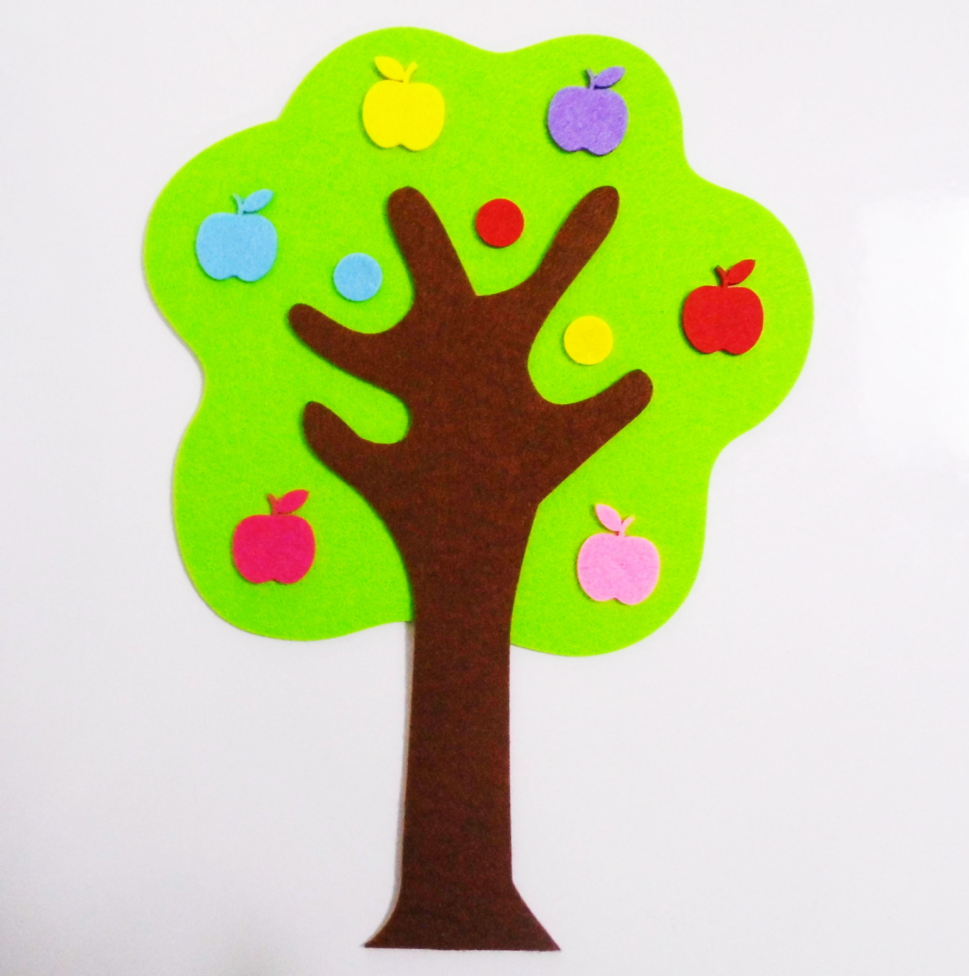 早教中心装饰幼儿园活动墙贴假树定制黑板贴饰幼儿园卡通大树装饰