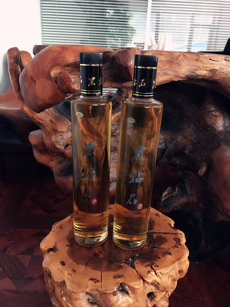 菌草堂黑钻石黑块菌酒原生态养生酒 500lm 原汁养生健康中式果酒